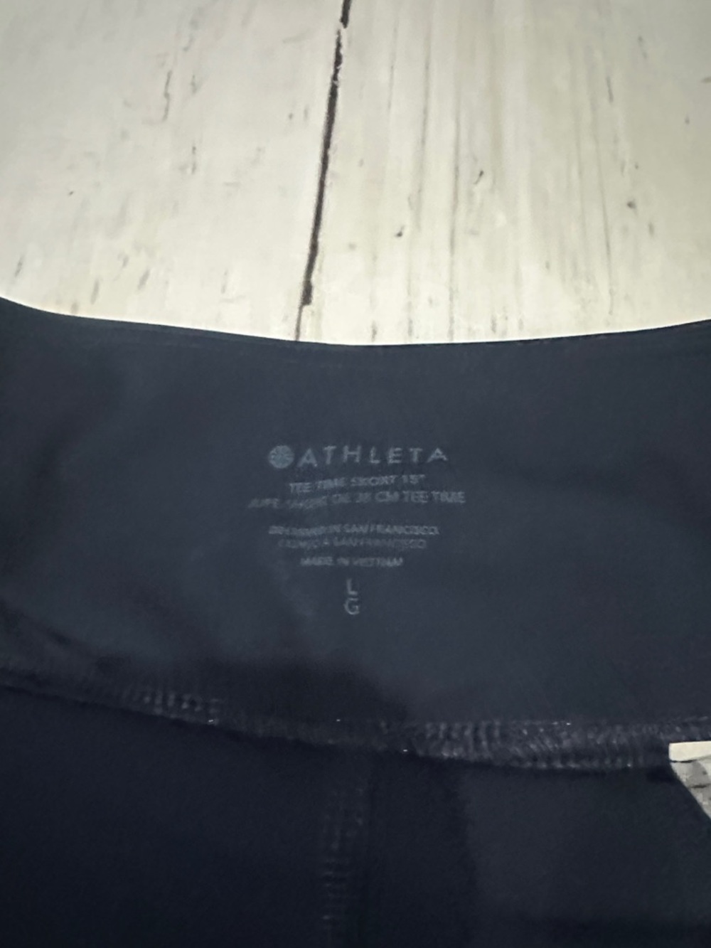 Athleta Navy Tee Time High Rise 15 “navy Blue Mini Skort - Picture 13 of 16